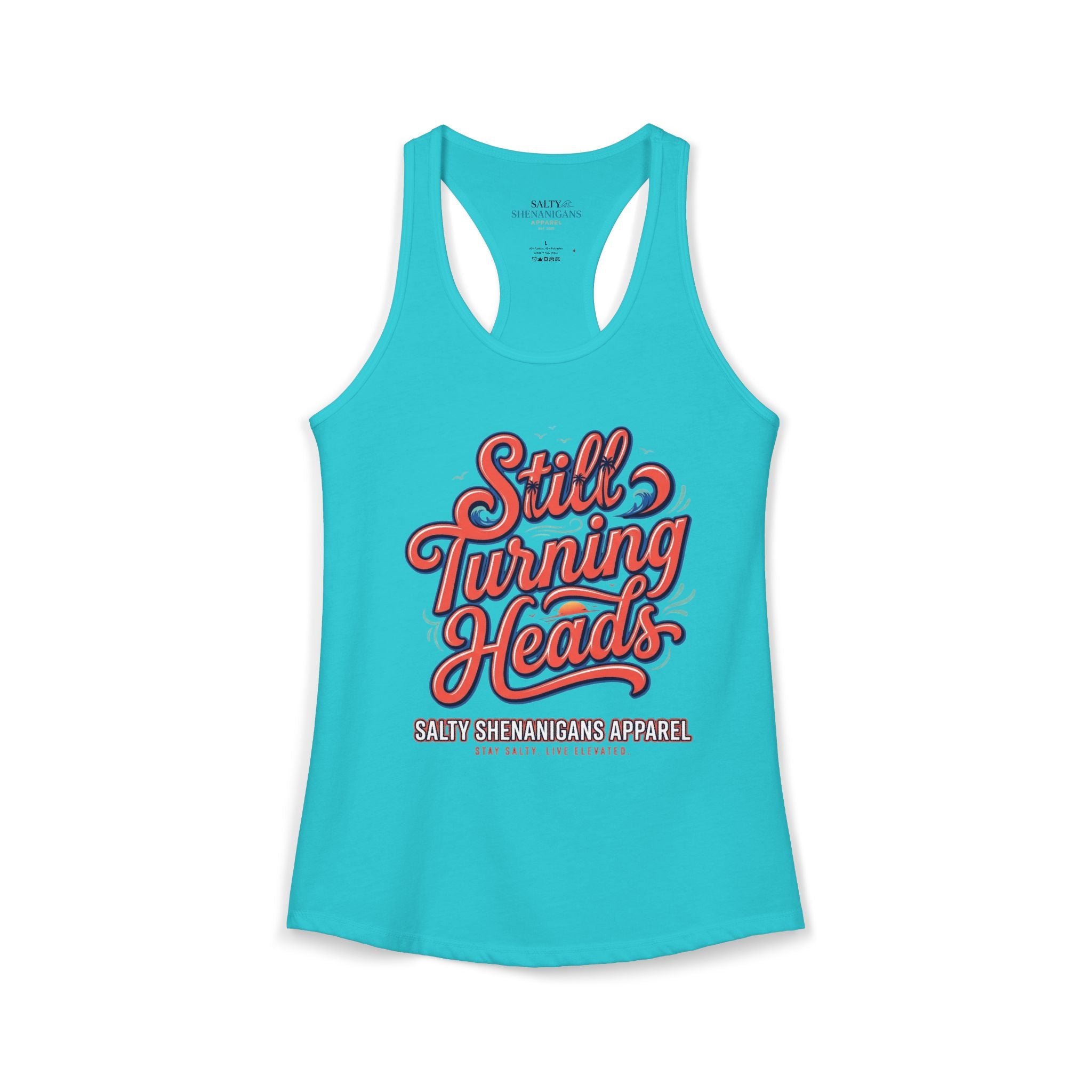 Still Turning Heads Women's Tank Top | Funny Beach Tank Printify