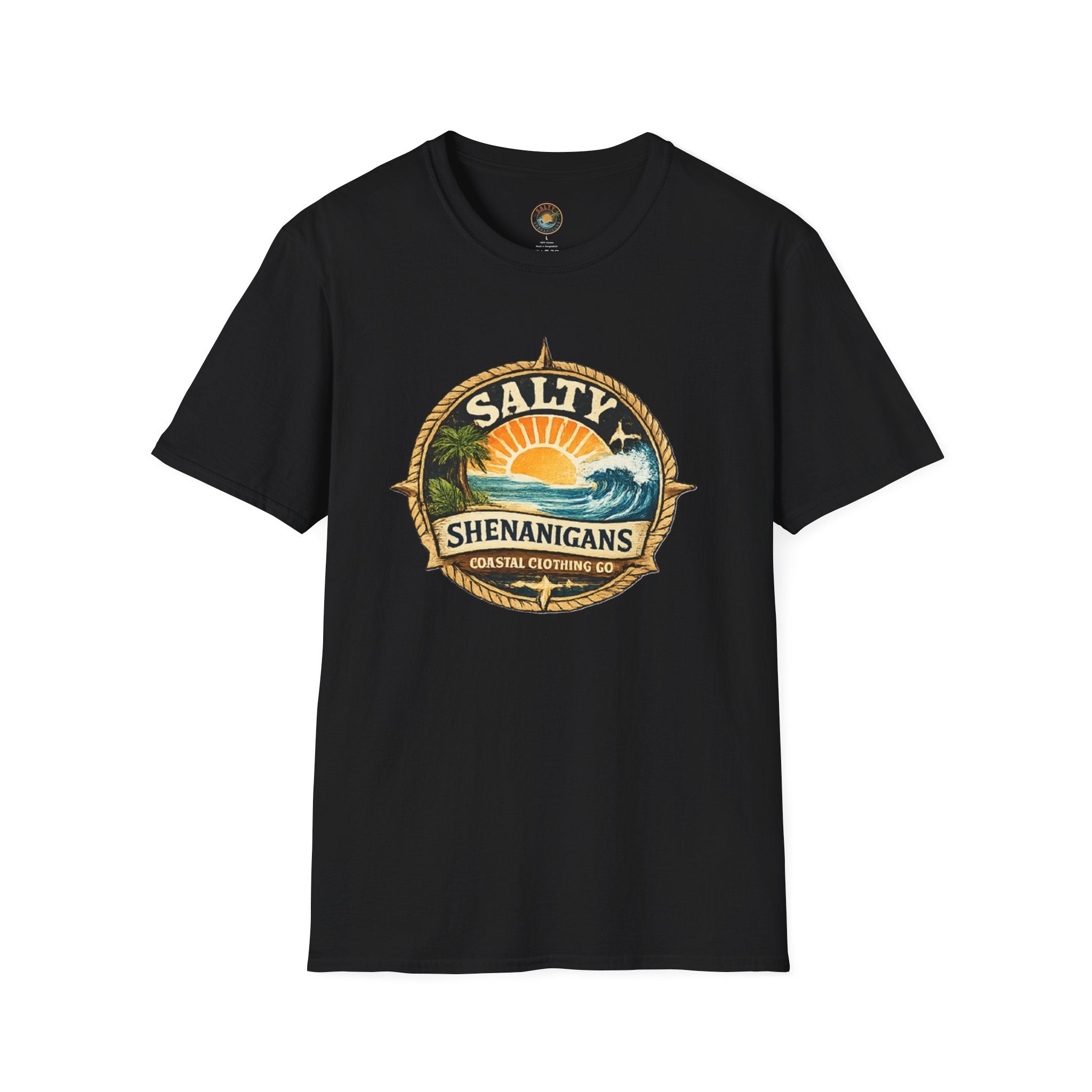 Salty Shenanigans T-Shirt — Coastal Tiki Beach Vibes
