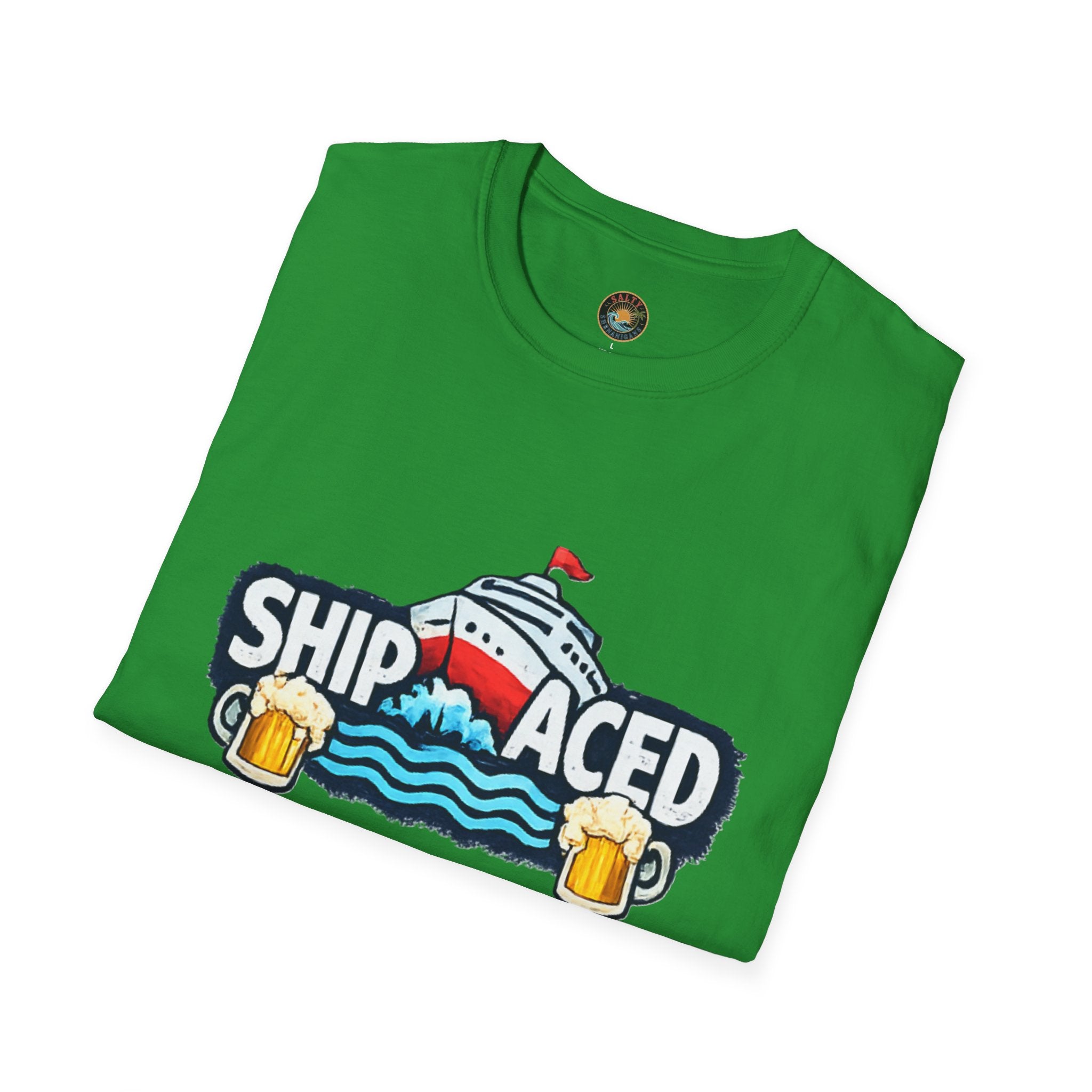 Shipfaced T-Shirt | Salty Shenanigans Funny Cruise & Vacation Tee