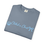 Clothed in Christ Coastal T-Shirt- Blue Print Printify