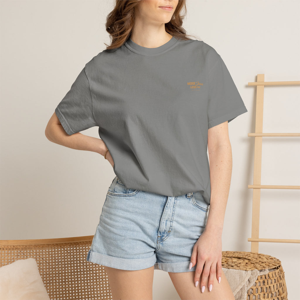Clothed In Christ - More Jesus Less Me T-Shirt — Faith-Based Christian Graphic Tee Printify