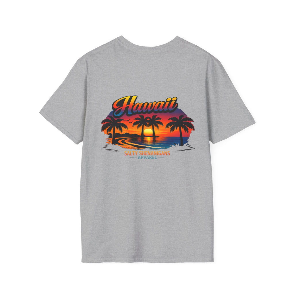 Hawaii Beach Palm T-Shirt Printify