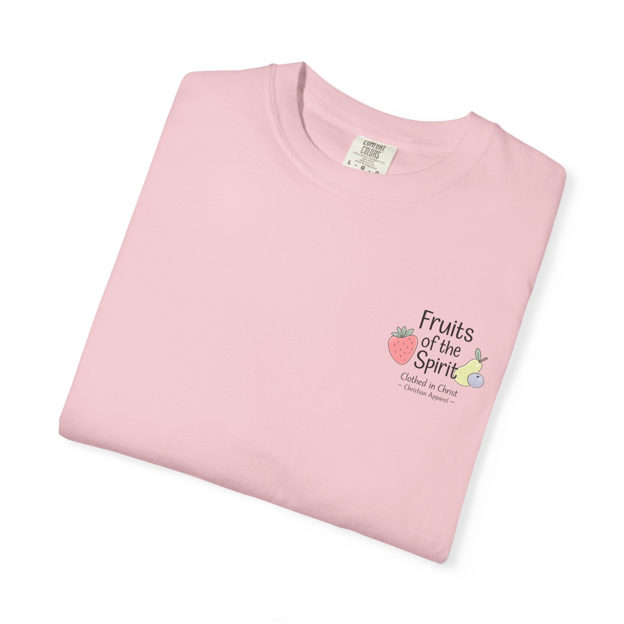 Fruits of the Spirit T‑Shirt — Colorful Fruit Faith Graphic Tee Printify