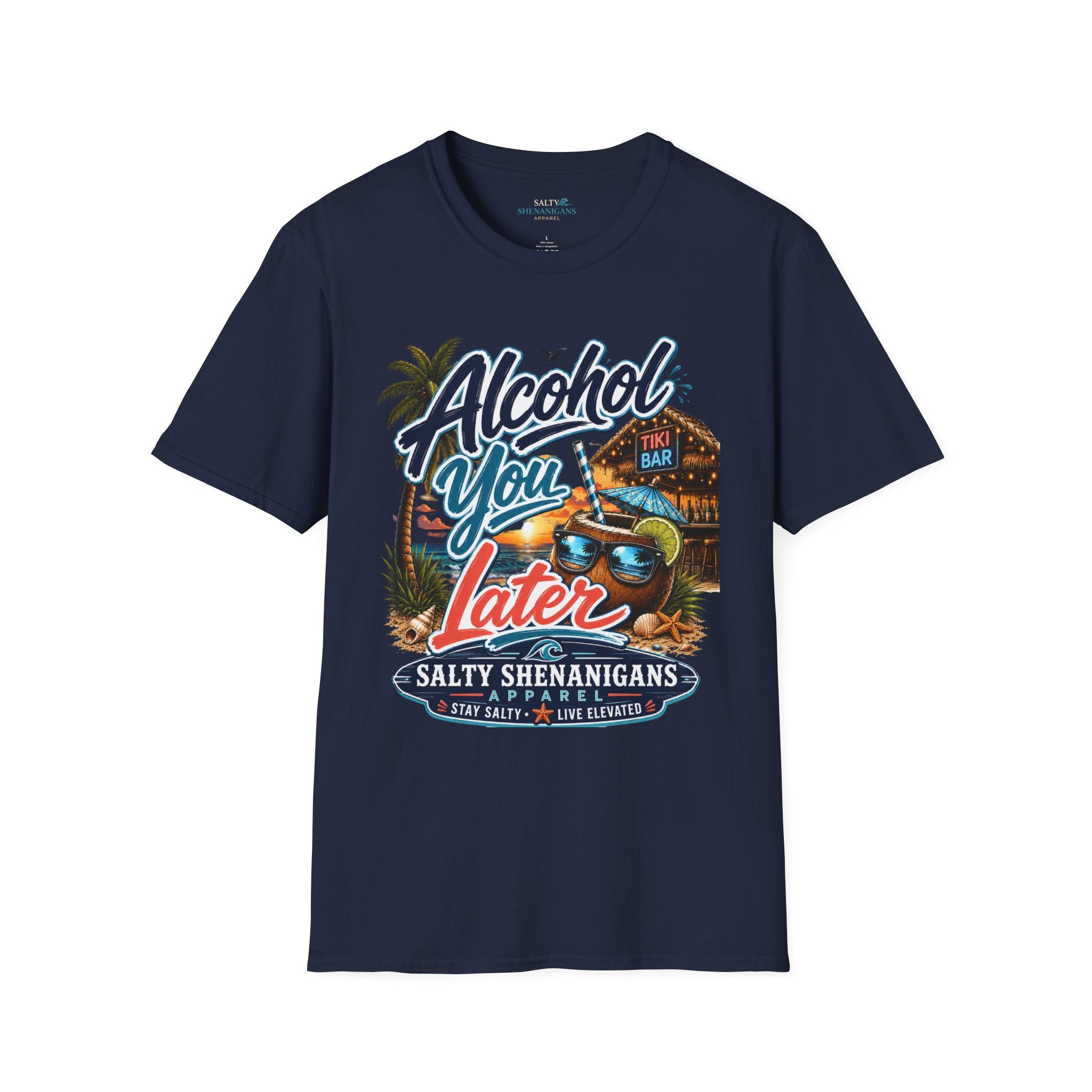 Alcohol You Later | Funny Cocktail Tee Printify