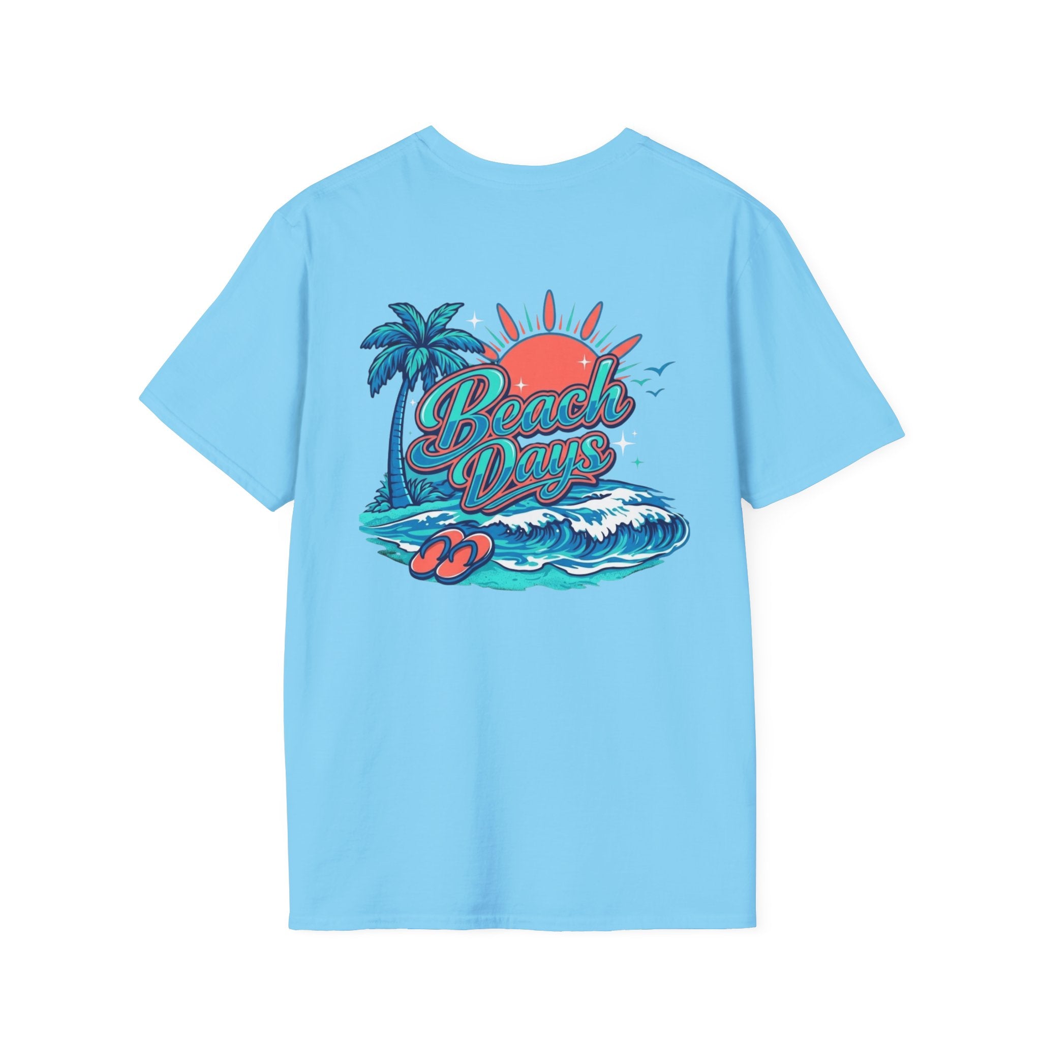 Salty Shenanigans Apparel Beach Days Palm T-Shirt Printify