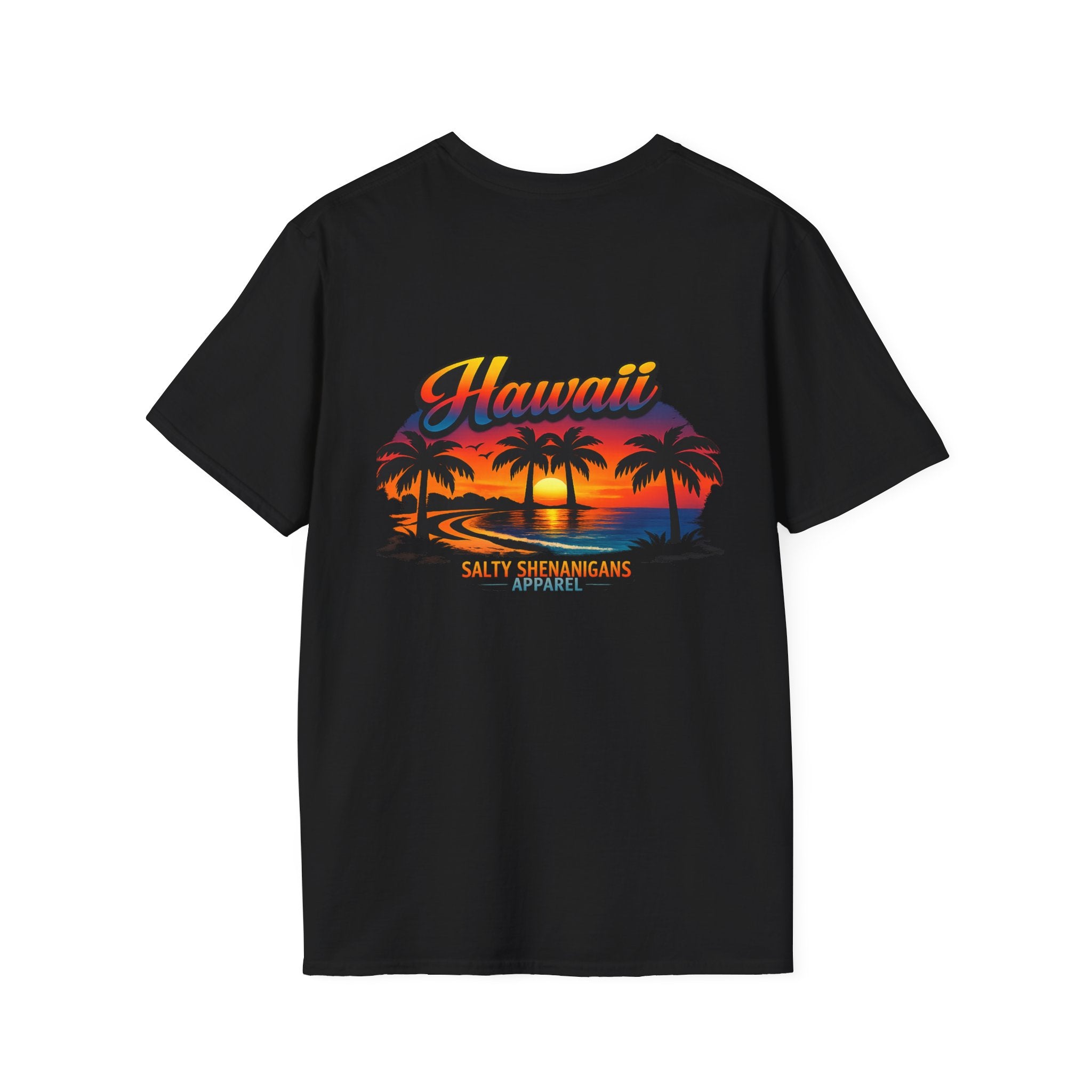 Hawaii Beach Palm T-Shirt Printify
