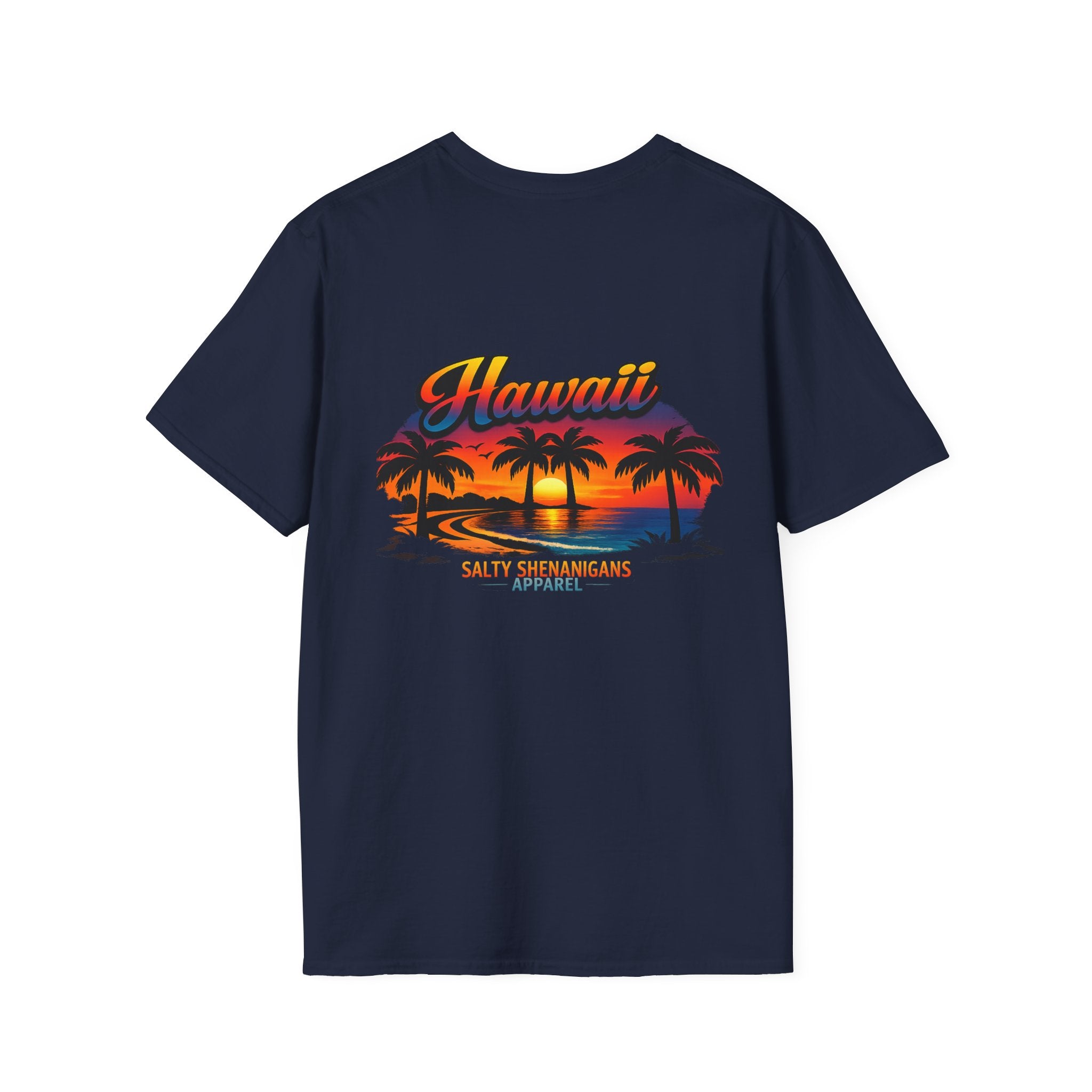 Hawaii Beach Palm T-Shirt Printify