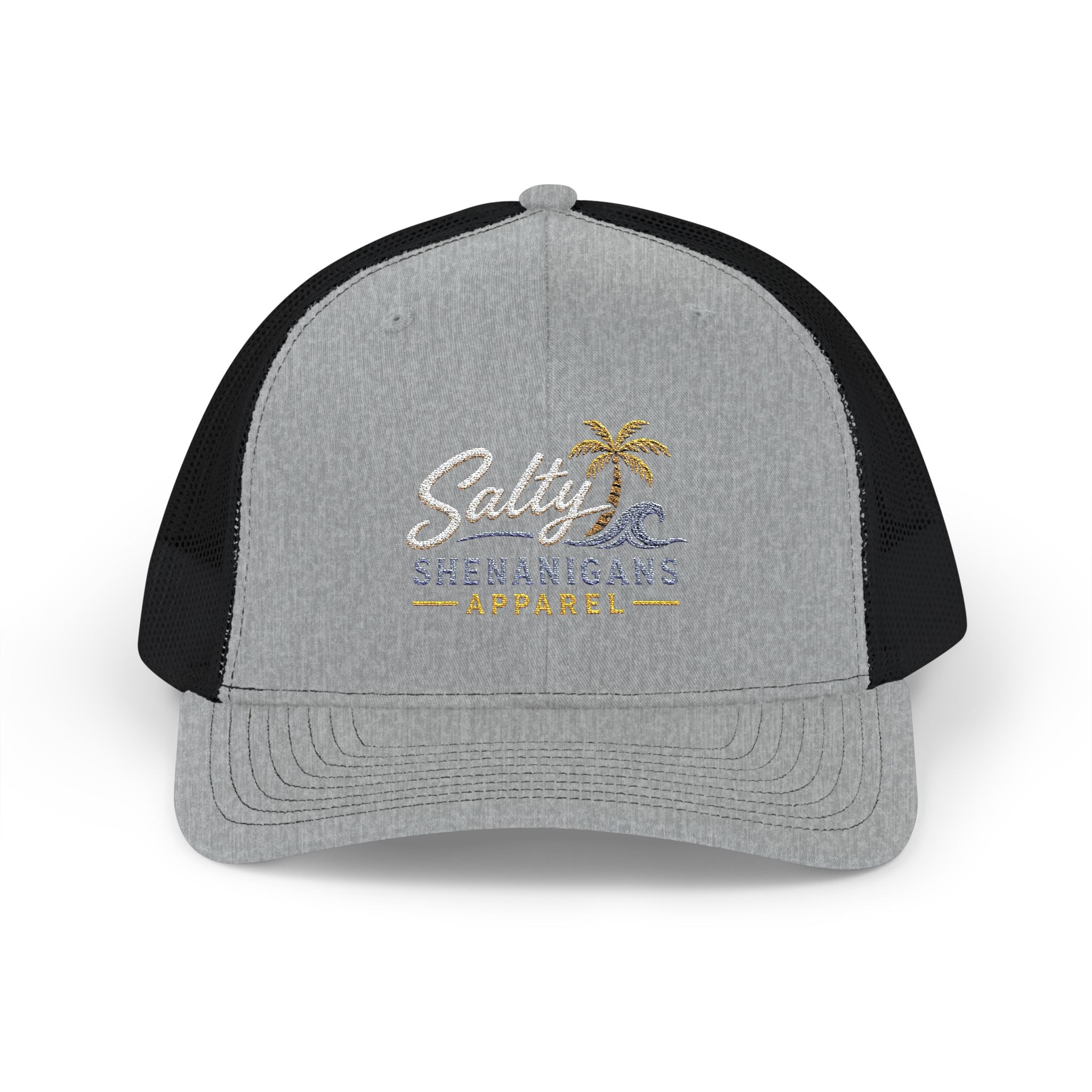 Salty Shenanigans Apparel Classic Coastal Snapback Trucker Hat Printify