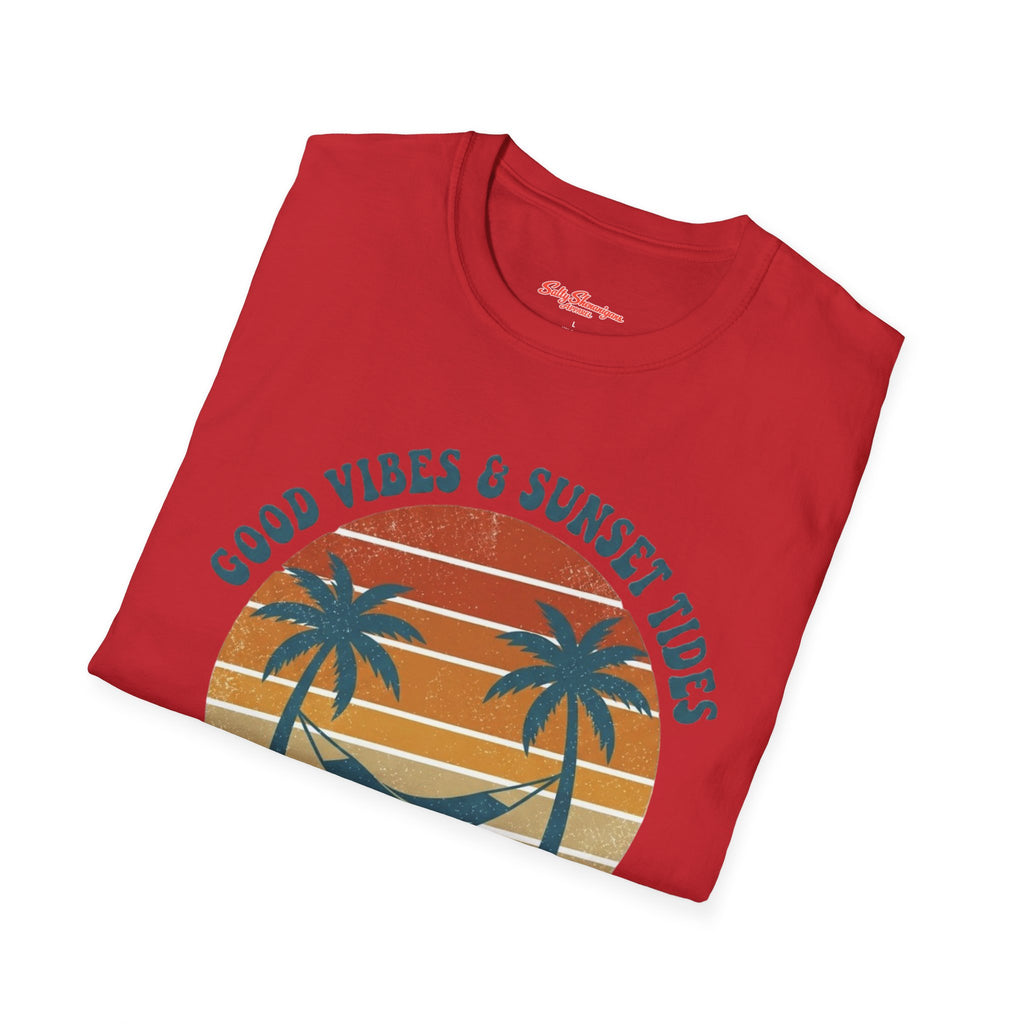 Good Vibes & Sunset Tides Salty Shenanigans Apparel Printify