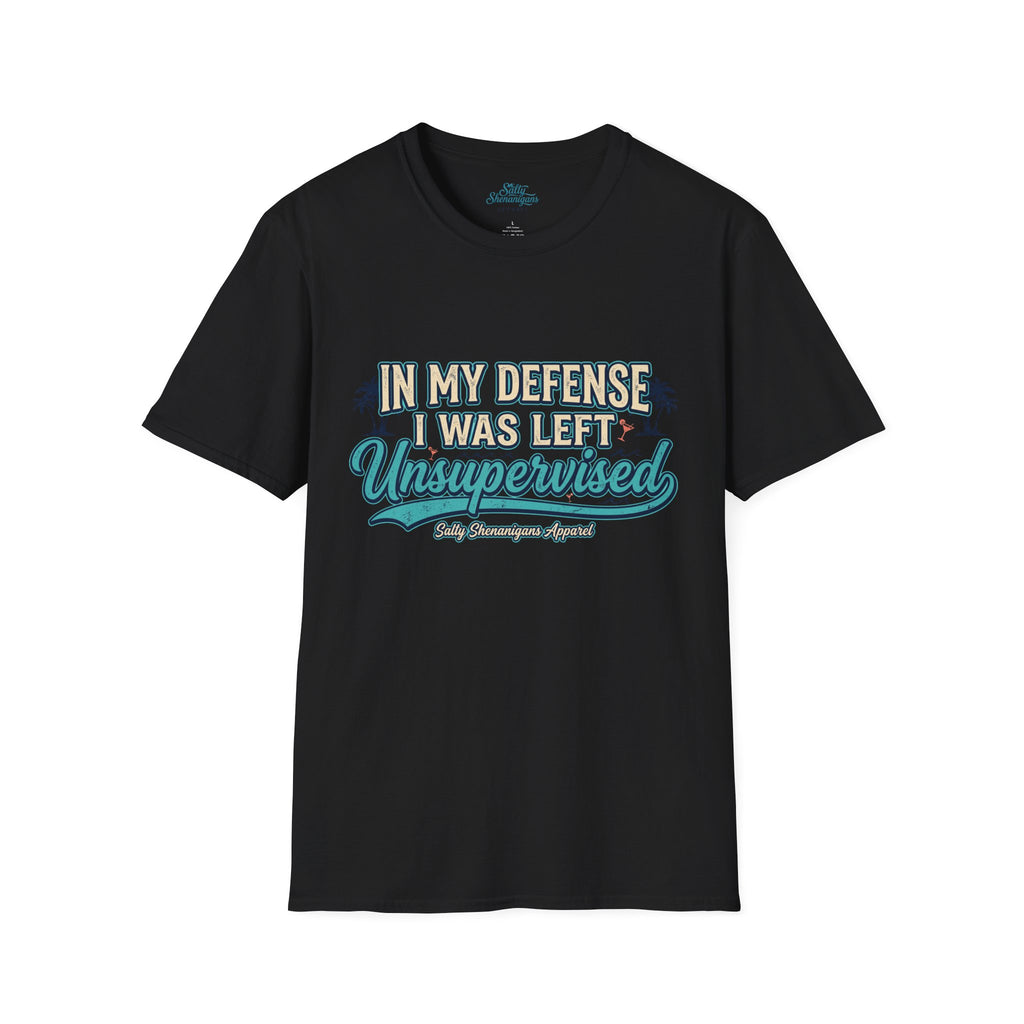 In My Defense I Was Left Unsupervised Funny Beach Shirt Printify