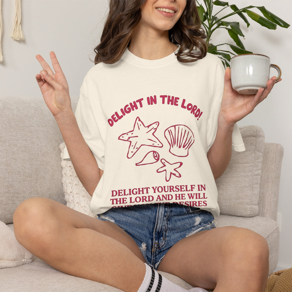 Clothed In Christ T‑Shirt —Delight In The Lord Tee Printify