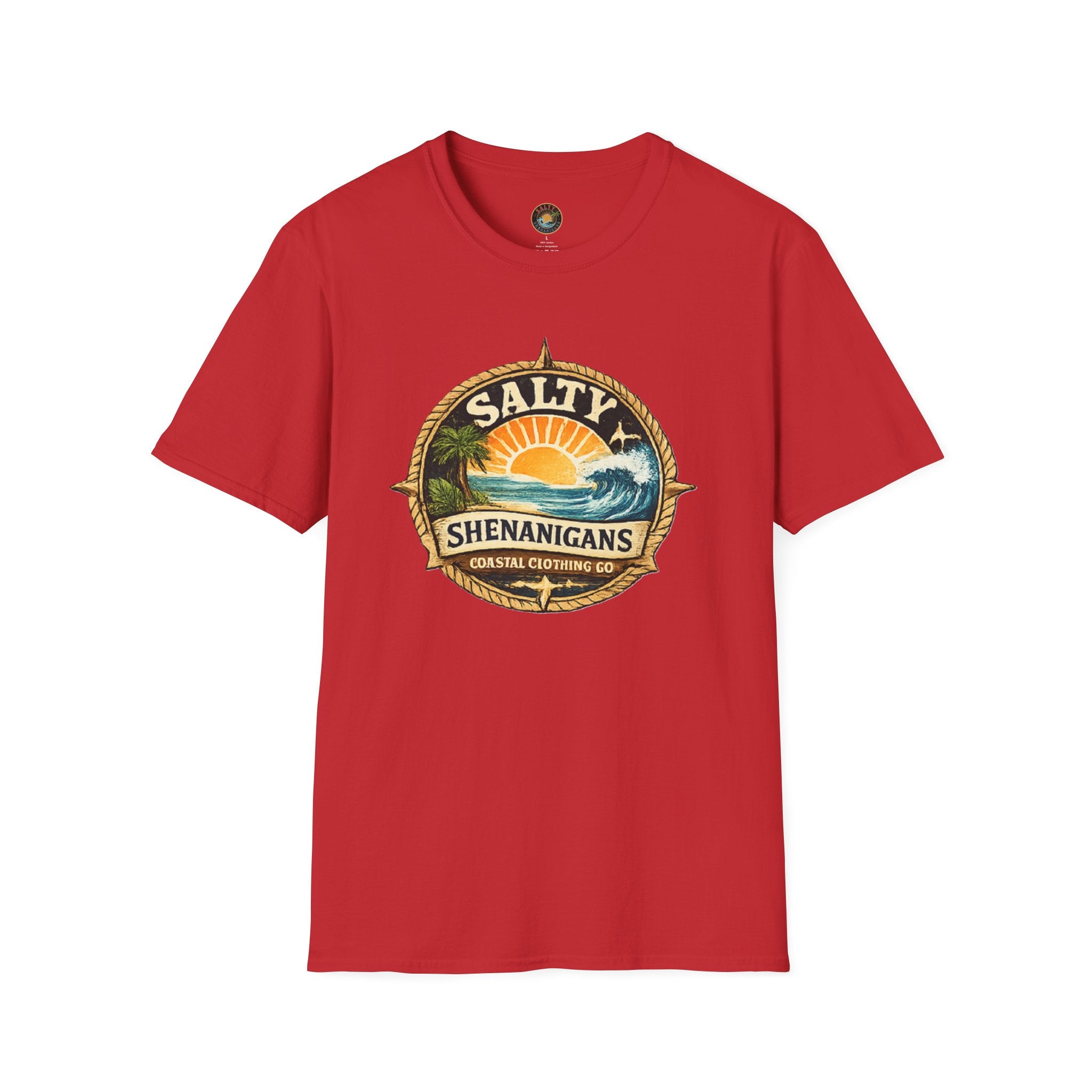 Salty Shenanigans T-Shirt — Coastal Tiki Beach Vibes