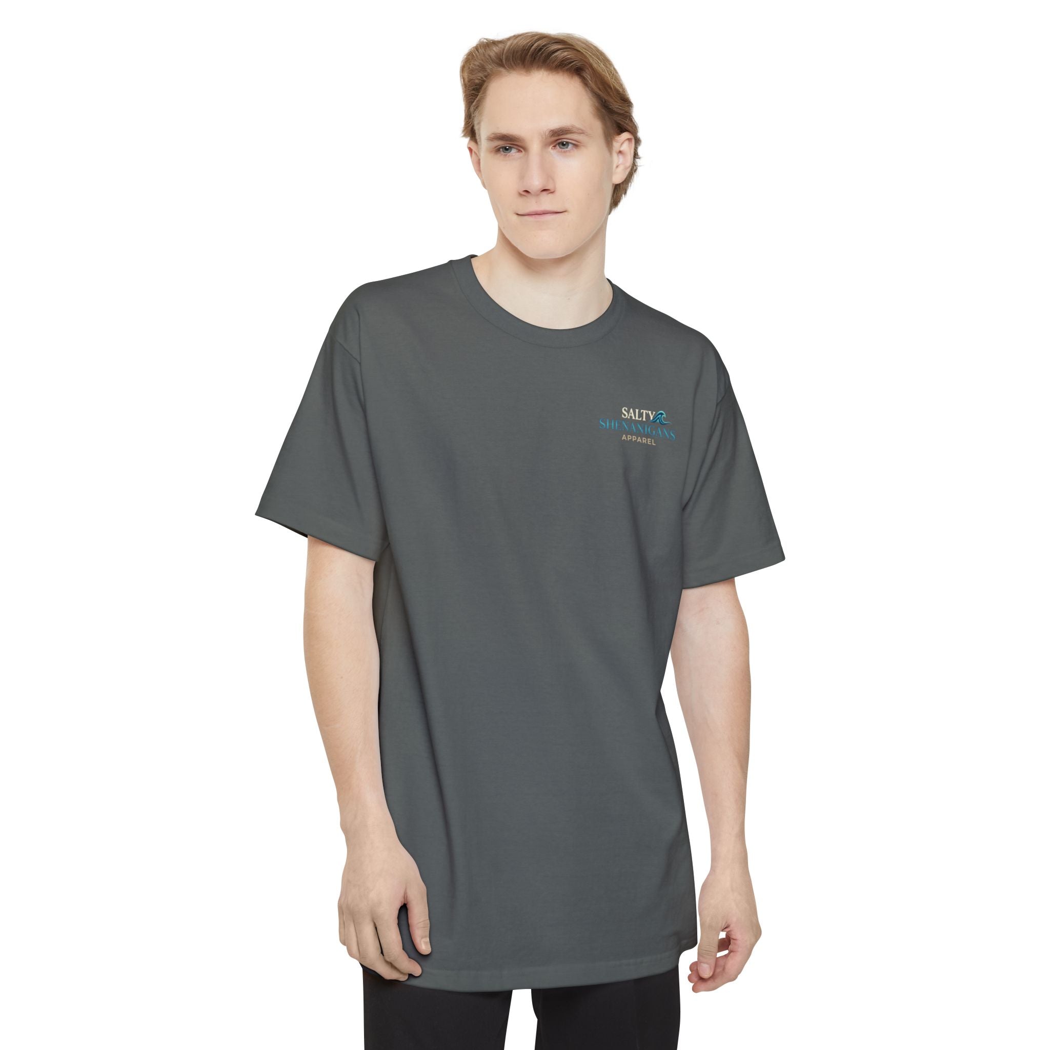 Stay Salty, Live Elevated Coastal Beach Bar Tall Tee Printify