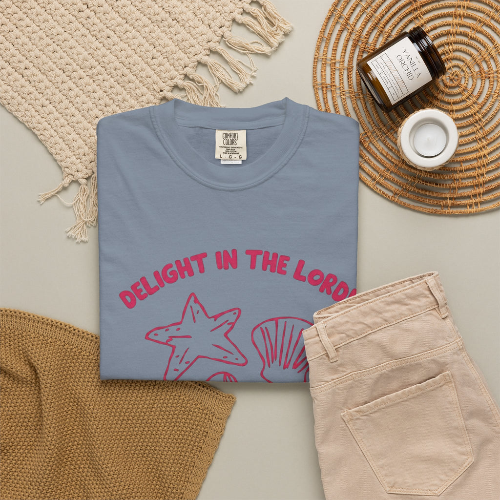 Clothed In Christ T‑Shirt —Delight In The Lord Tee Printify