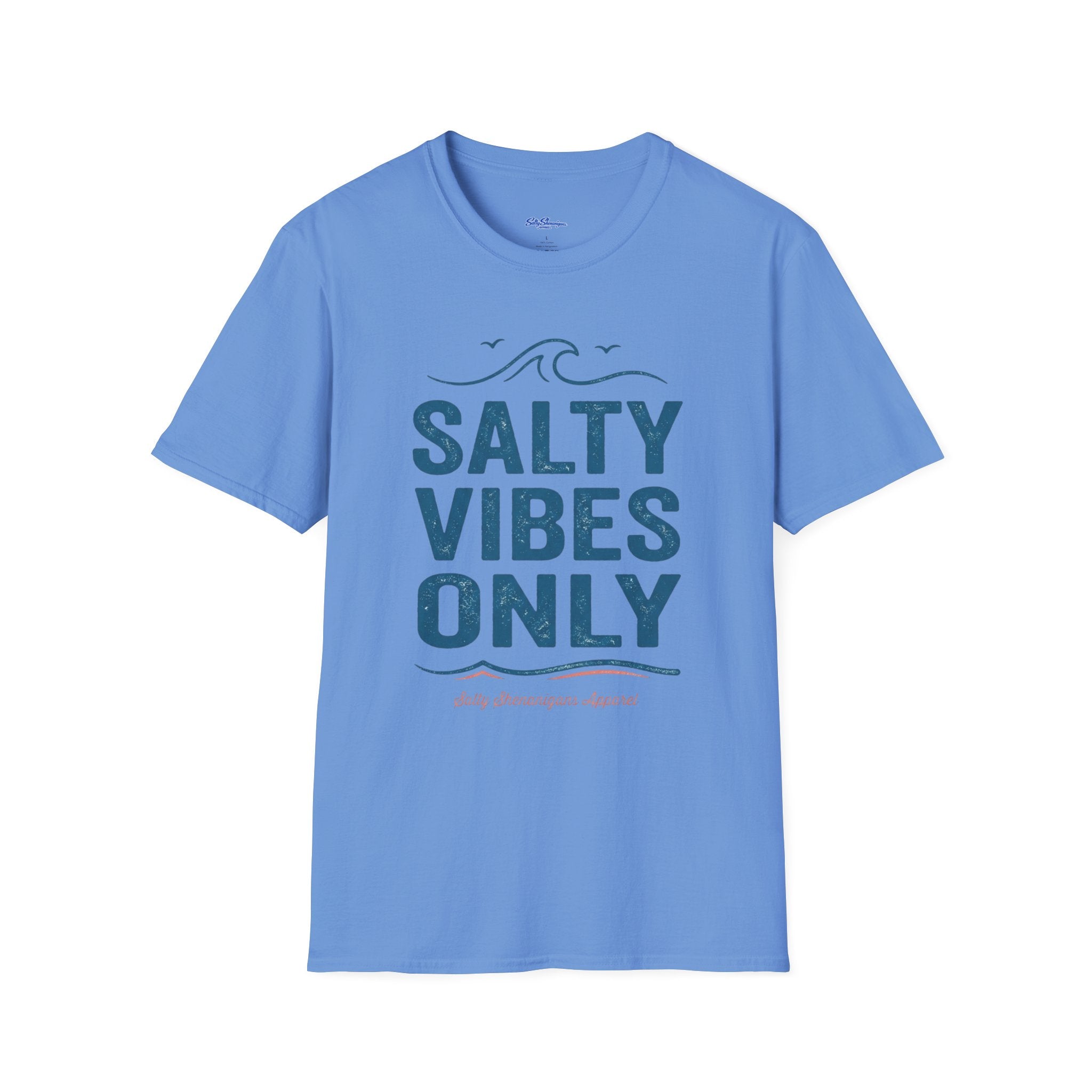 Salty Shenanigans Apparel Salty Vibes Only T-Shirt Printify