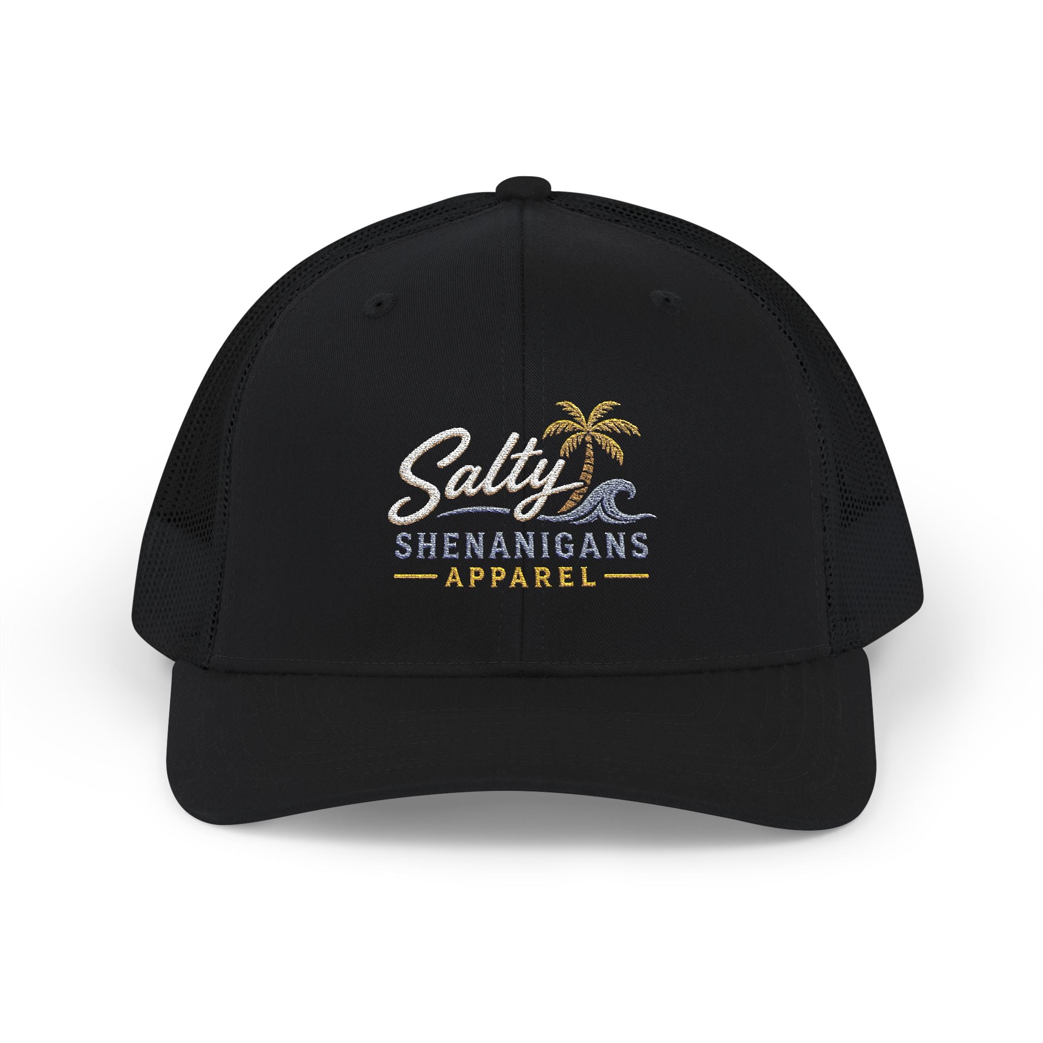 Salty Shenanigans Apparel Classic Coastal Snapback Trucker Hat Printify