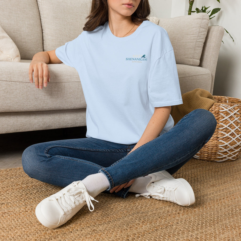 Mentally At The Beach Beach Bar T-Shirt | Premium Coastal Apparel Printify