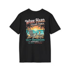 Work Hard. Leave Early.™ Premium Coastal Lifestyle Tee | Salty Shenanigans Apparel Printify