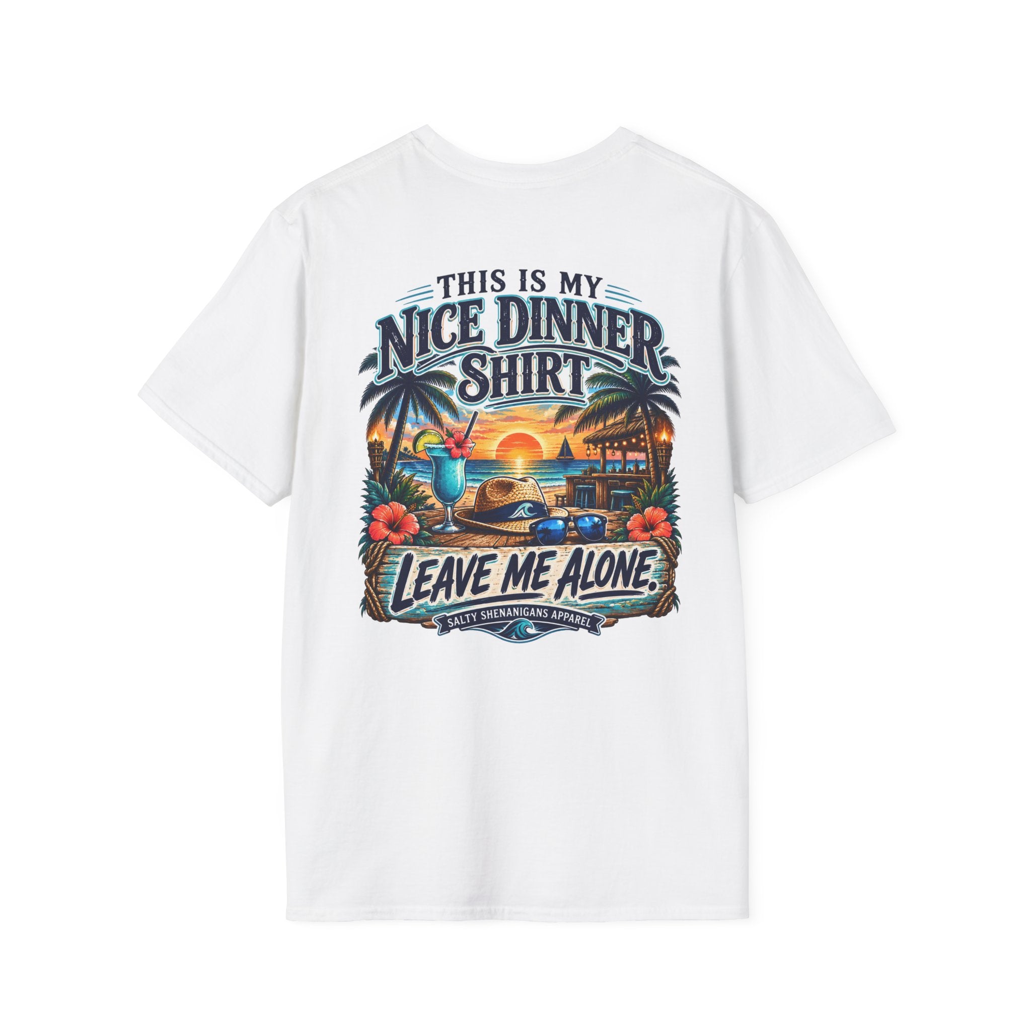 This Is My Nice Dinner Shirt Leave Me Alone Tee Printify