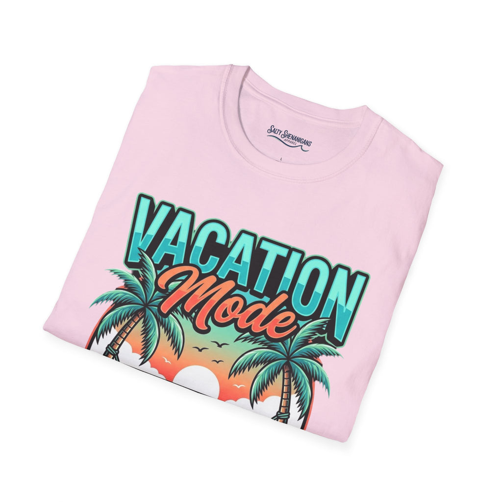 Vacation Mode Sunset Hammock Beach Tee Printify