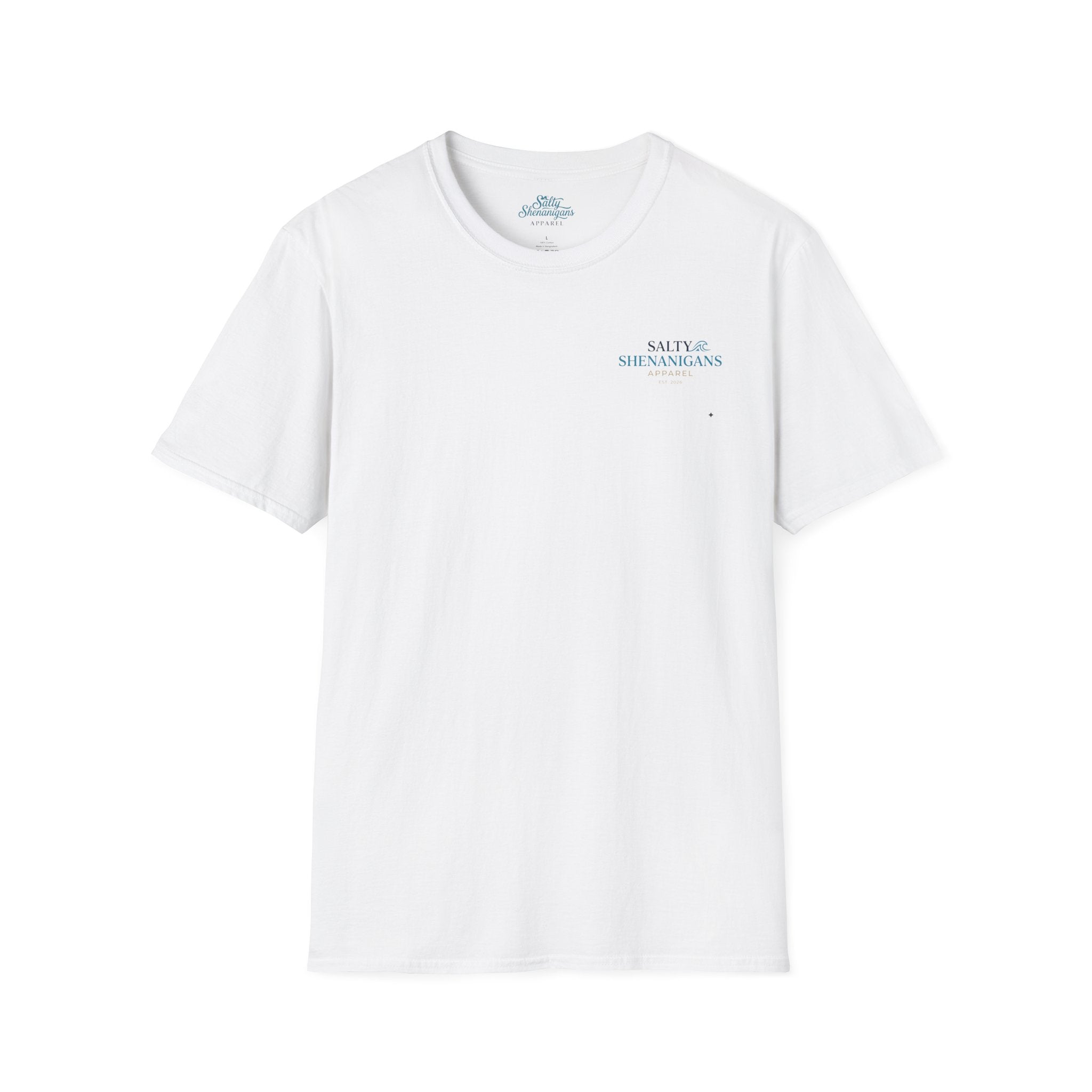 Work Hard. Leave Early.™ Premium Coastal Lifestyle Tee | Salty Shenanigans Apparel Printify