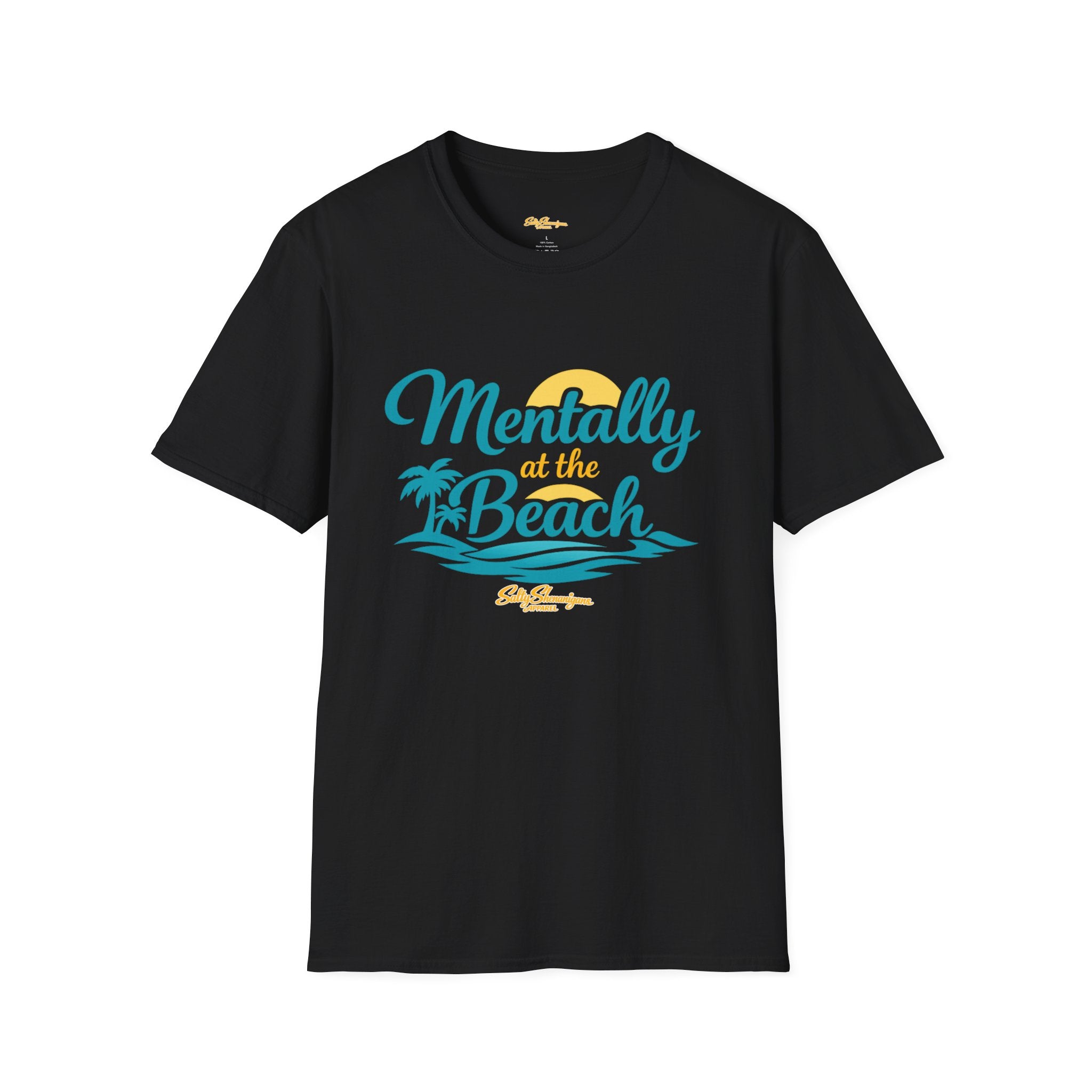 Mentally At The Beach T-shirt Salty Shenanigans Apparel Printify