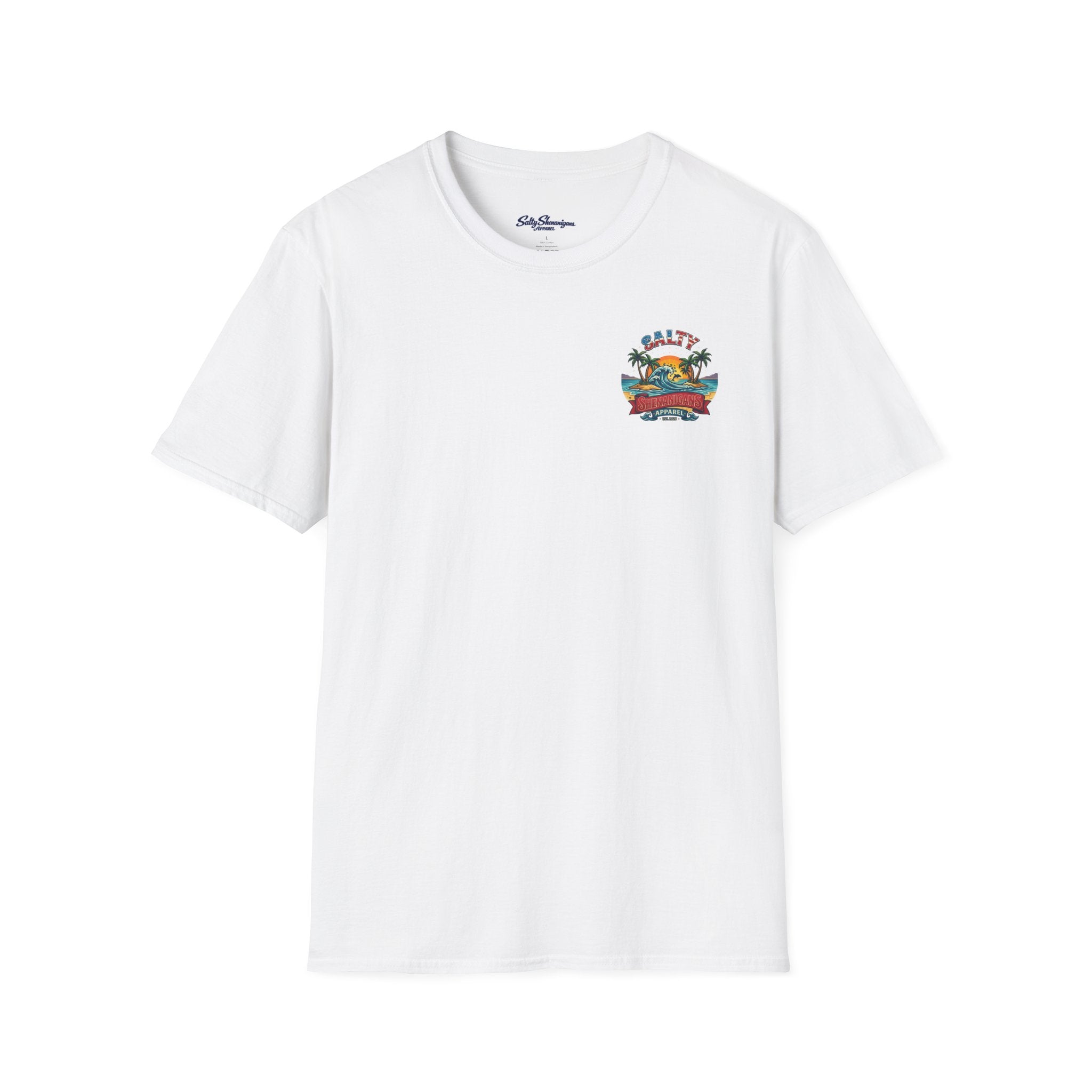 American Flag  Salty Shenanigans Apparel  T-Shirt Printify