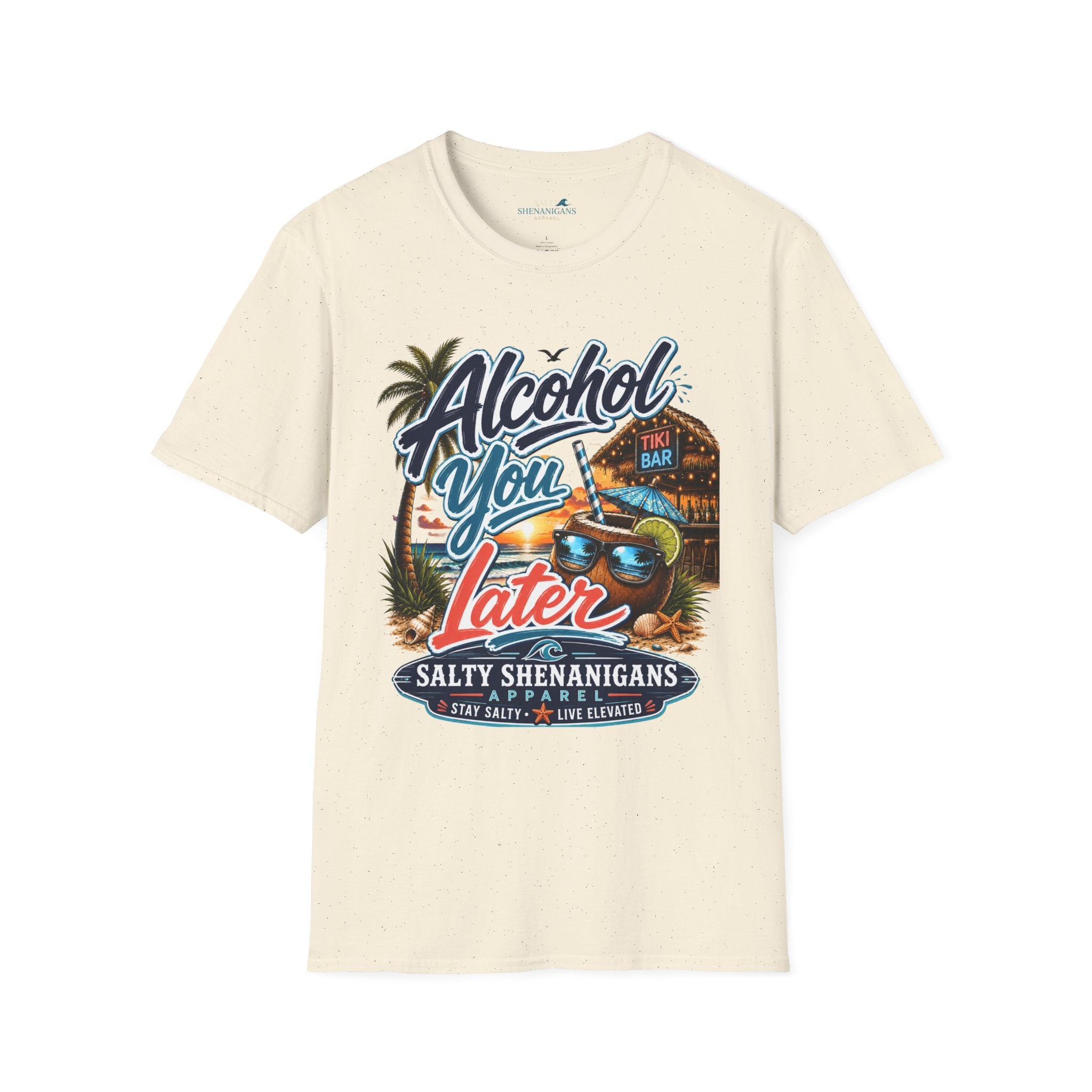 Alcohol You Later | Funny Cocktail Tee Printify