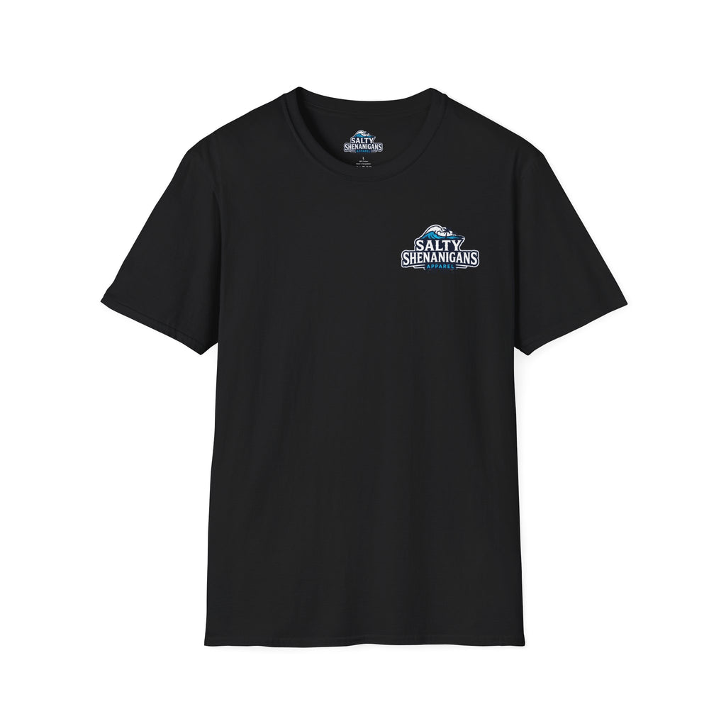 Never Late to Happy Hour Coastal Sunset Tee Printify