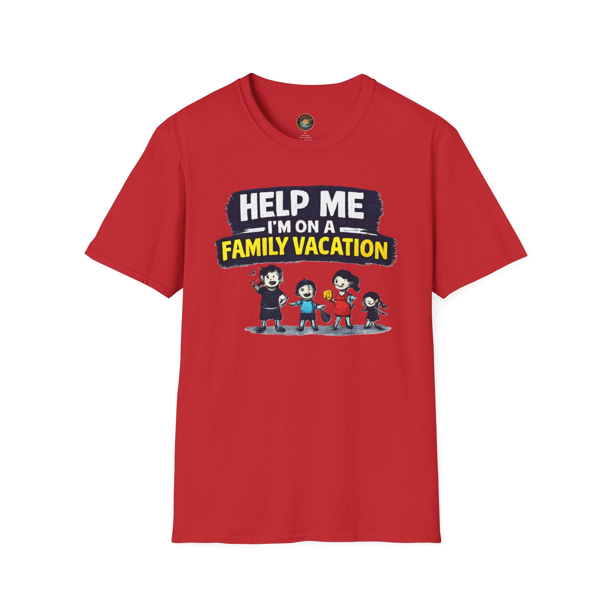 Help Me!! Family Vacation T-Shirt | Salty Shenanigans Funny Vacation Tee