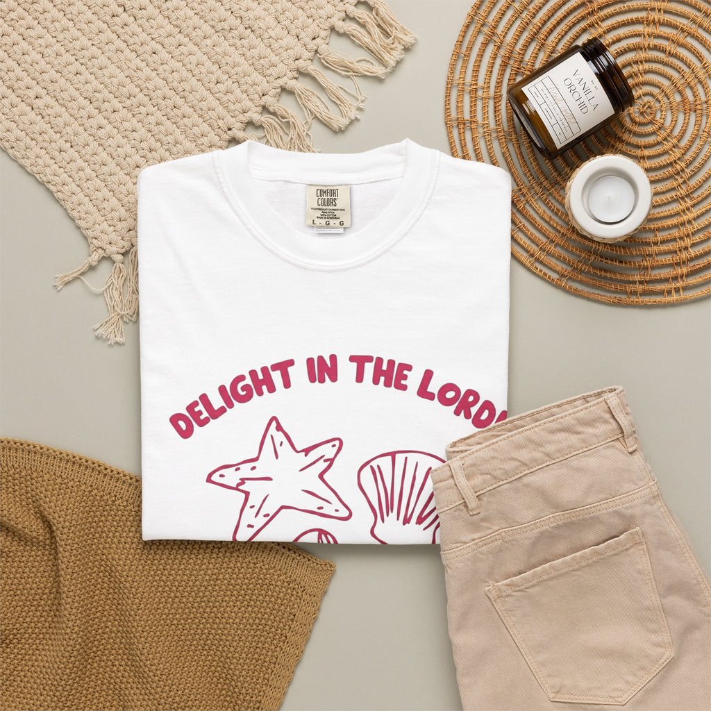 Clothed In Christ T‑Shirt —Delight In The Lord Tee Printify