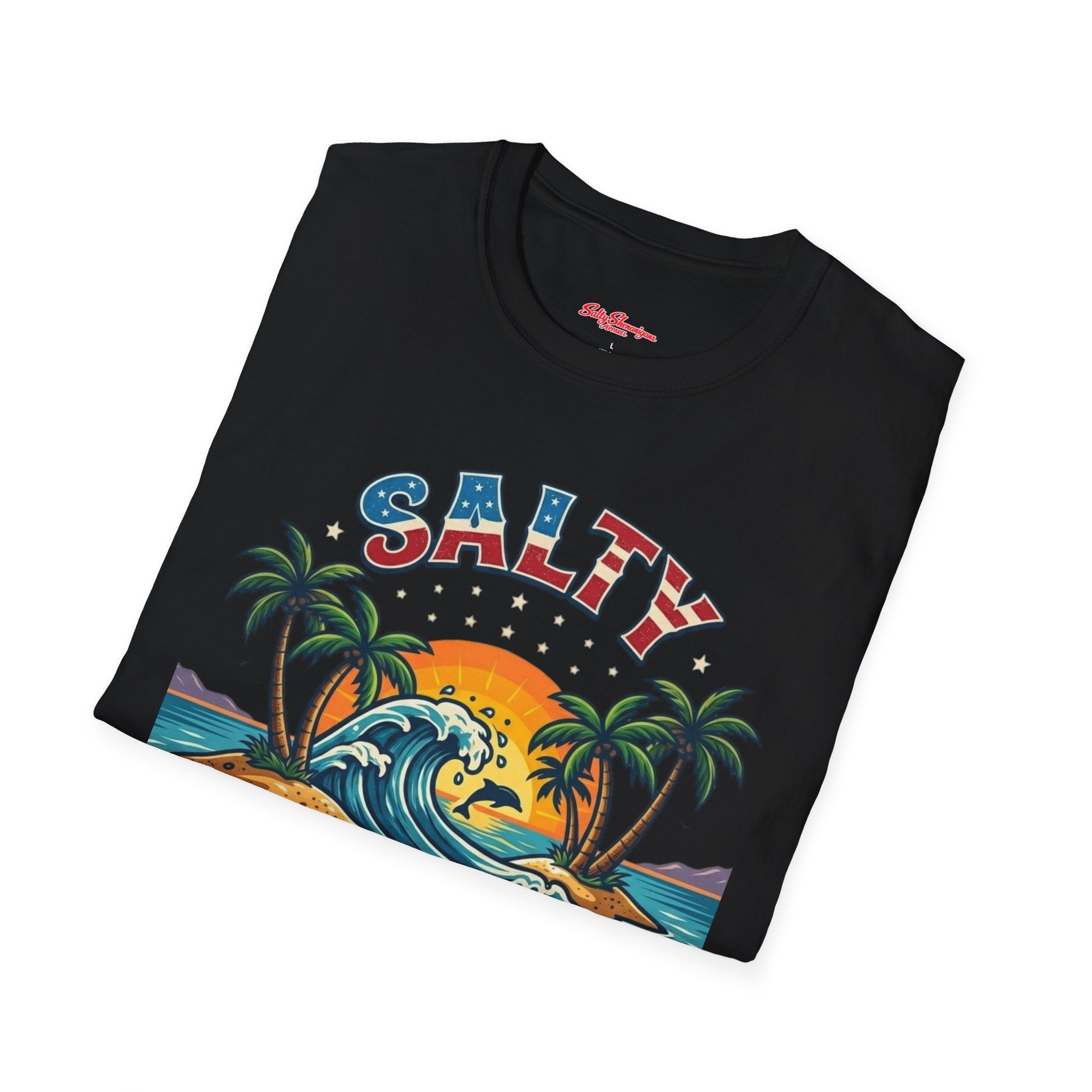 Salty Shenanigans Apparel Beach T-Shirt Printify