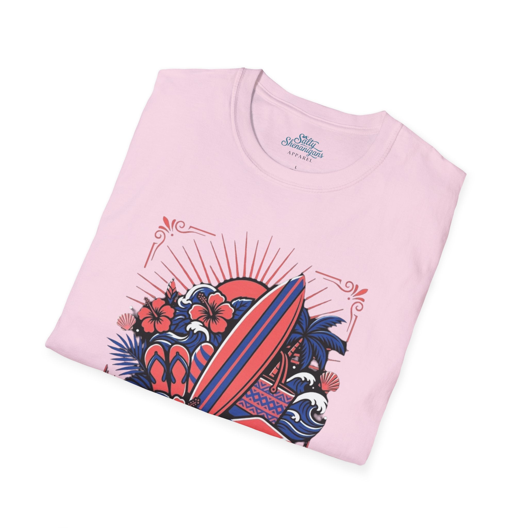 Salty Shenanigans Coastal Escape T-Shirt Printify