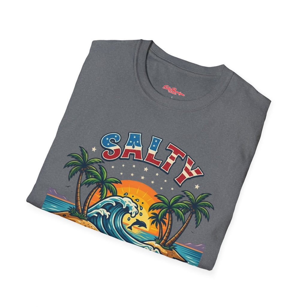 Salty Shenanigans Apparel Beach T-Shirt Printify