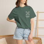 Minimal Heart Tic-Tac-Toe T-Shirt Printify