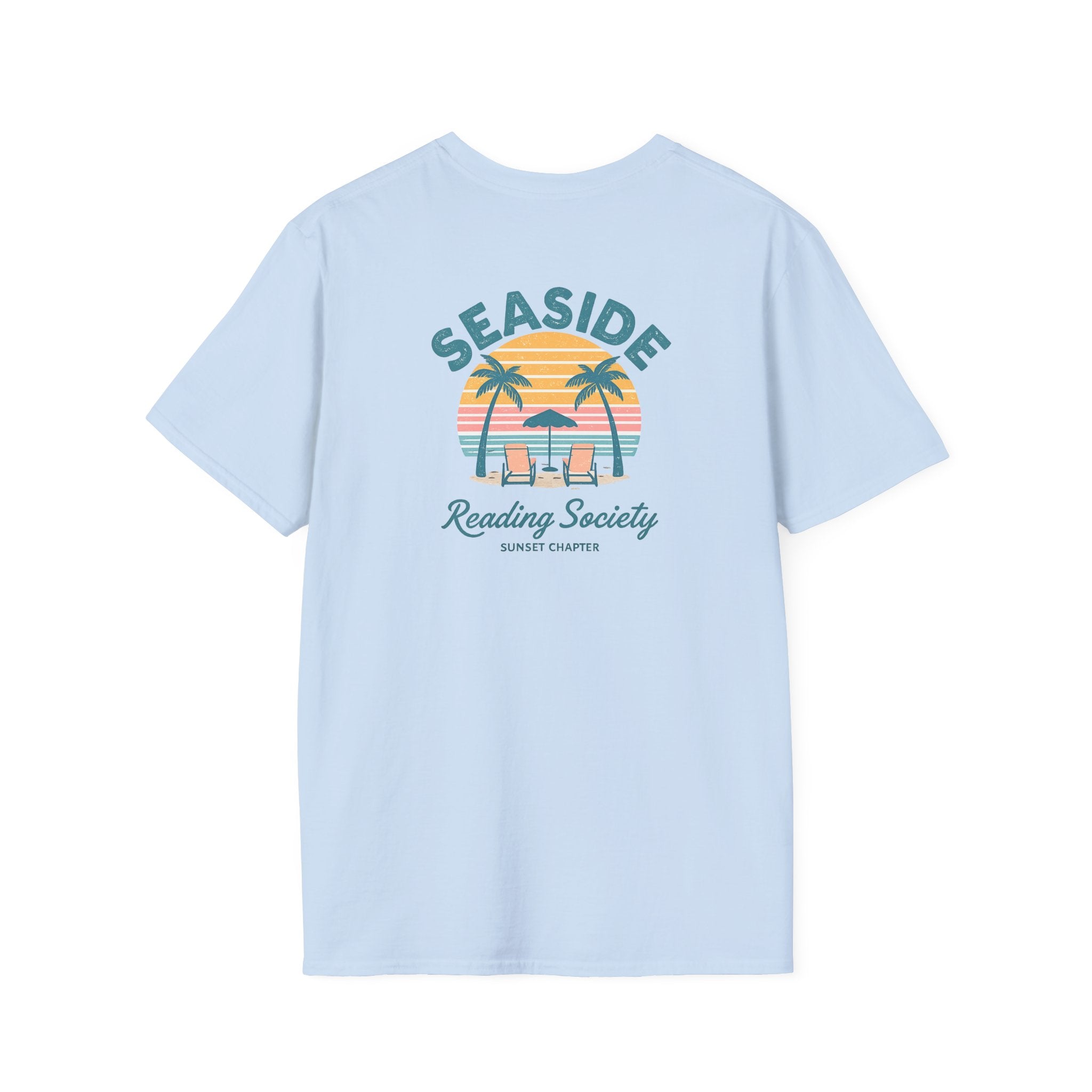 Seaside Reading Society T-Shirt | Salty Shenanigans Printify