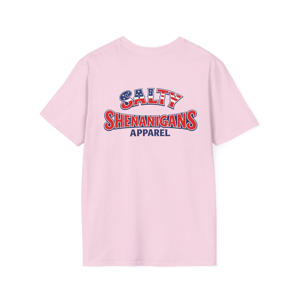 Salty Shenanigans Americana Logo Tee – Printify