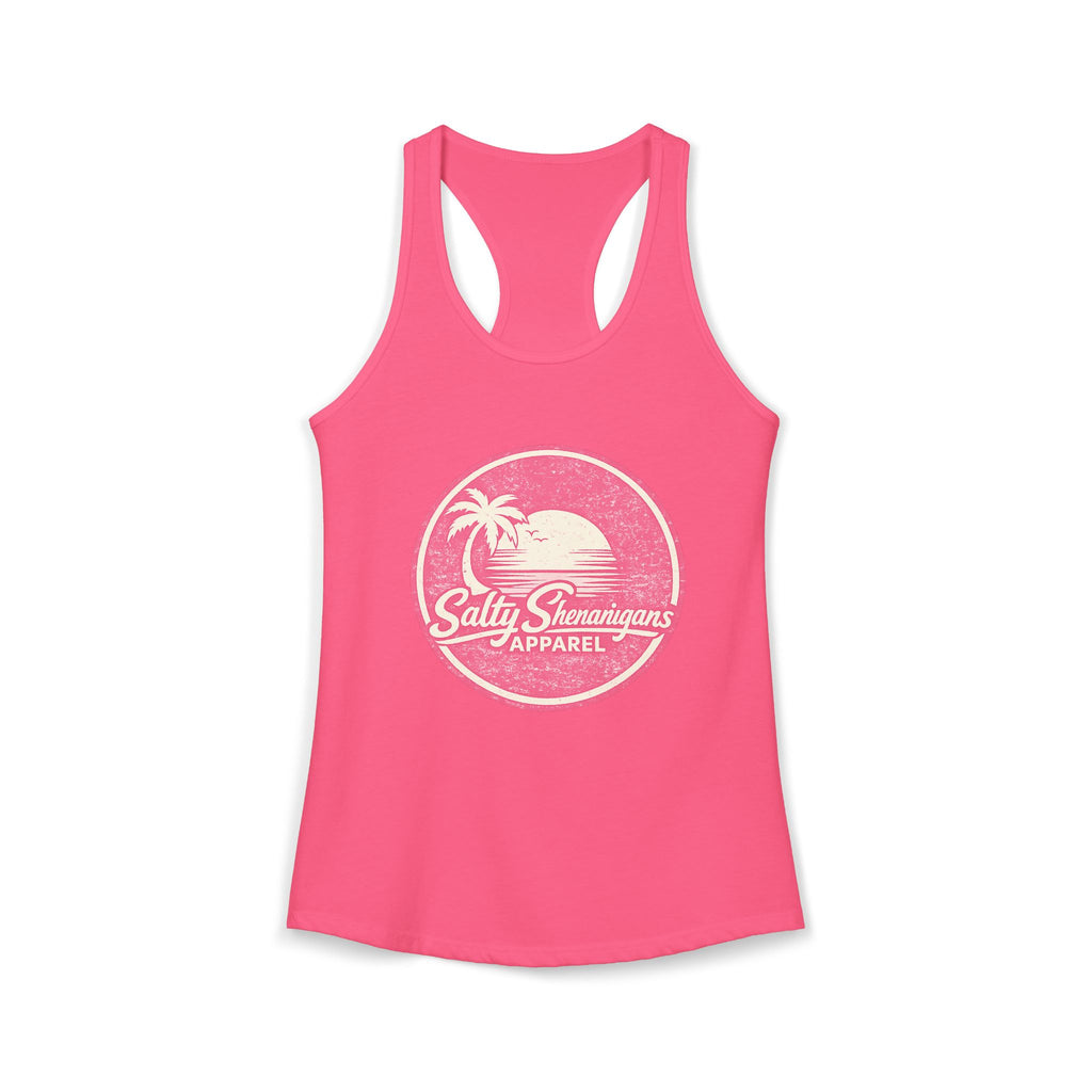 Salty Shenanigans Apparel Racerback Tank Printify