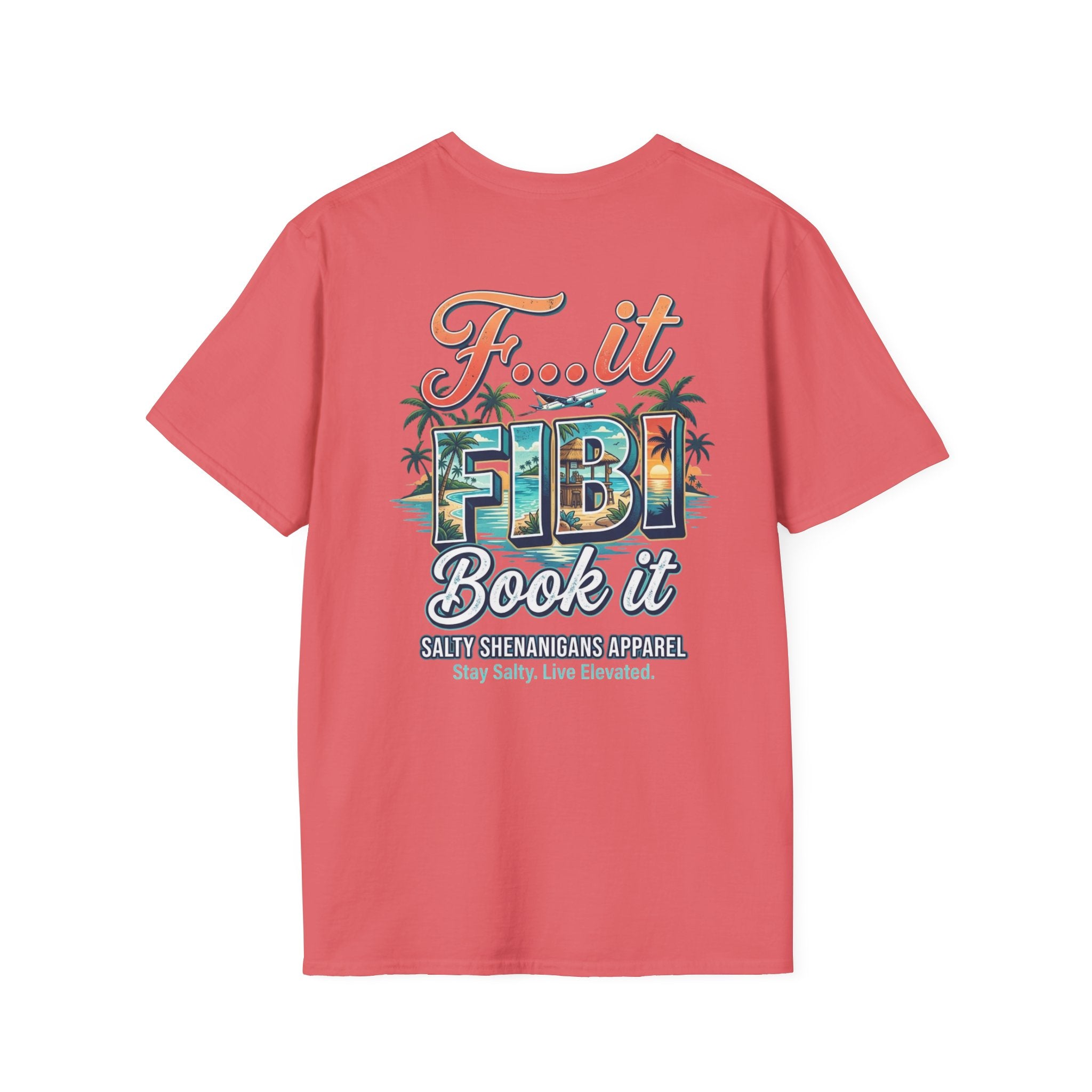 F... It, FIBI Book It Coastal Vacation T-Shirt Printify