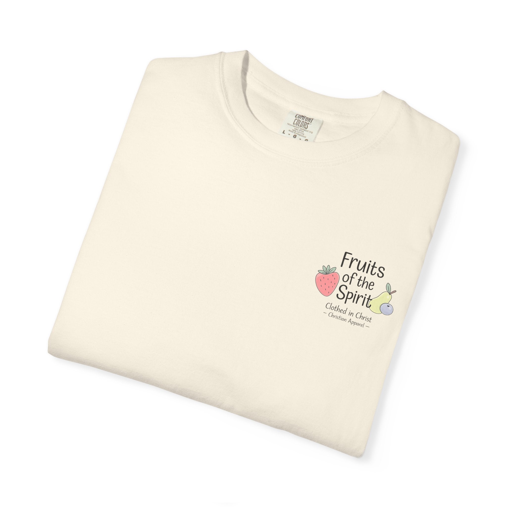 Fruits of the Spirit T‑Shirt — Colorful Fruit Faith Graphic Tee Printify