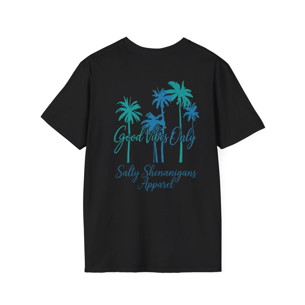 Good Vibes Only Coastal Palm Tee | Salty Shenanigans Apparel Printify