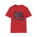 Let's Drink Coastal Graphic Tee Printify