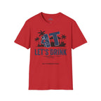 Let's Drink Coastal Graphic Tee Printify
