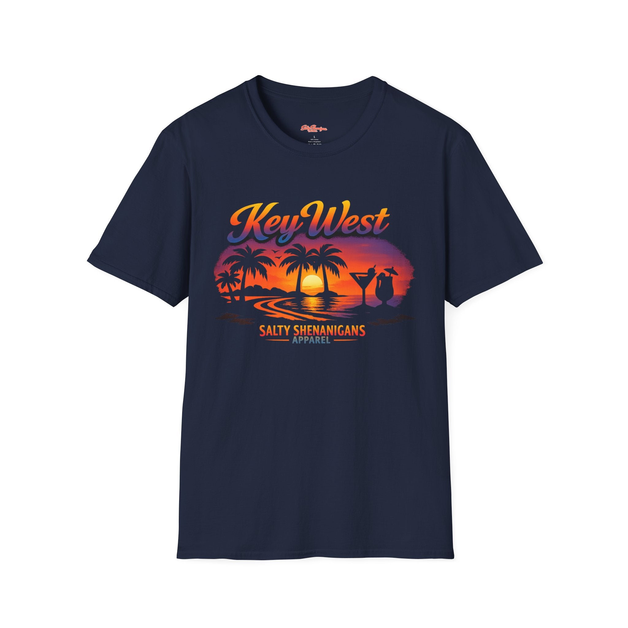 Key West Beach Palm T-Shirt Printify
