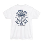 Living On Island Time Tall T-Shirt — Salty Shenanigans Apparel Printify