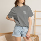 Jesus Saves T-Shirt — Minimal Embossed Religious Tee Printify