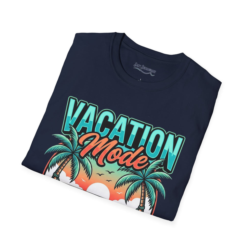 Vacation Mode Sunset Hammock Beach Tee Printify