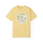 Clothed in Christ Graphic T-Shirt — Christian Faith Tee Printify