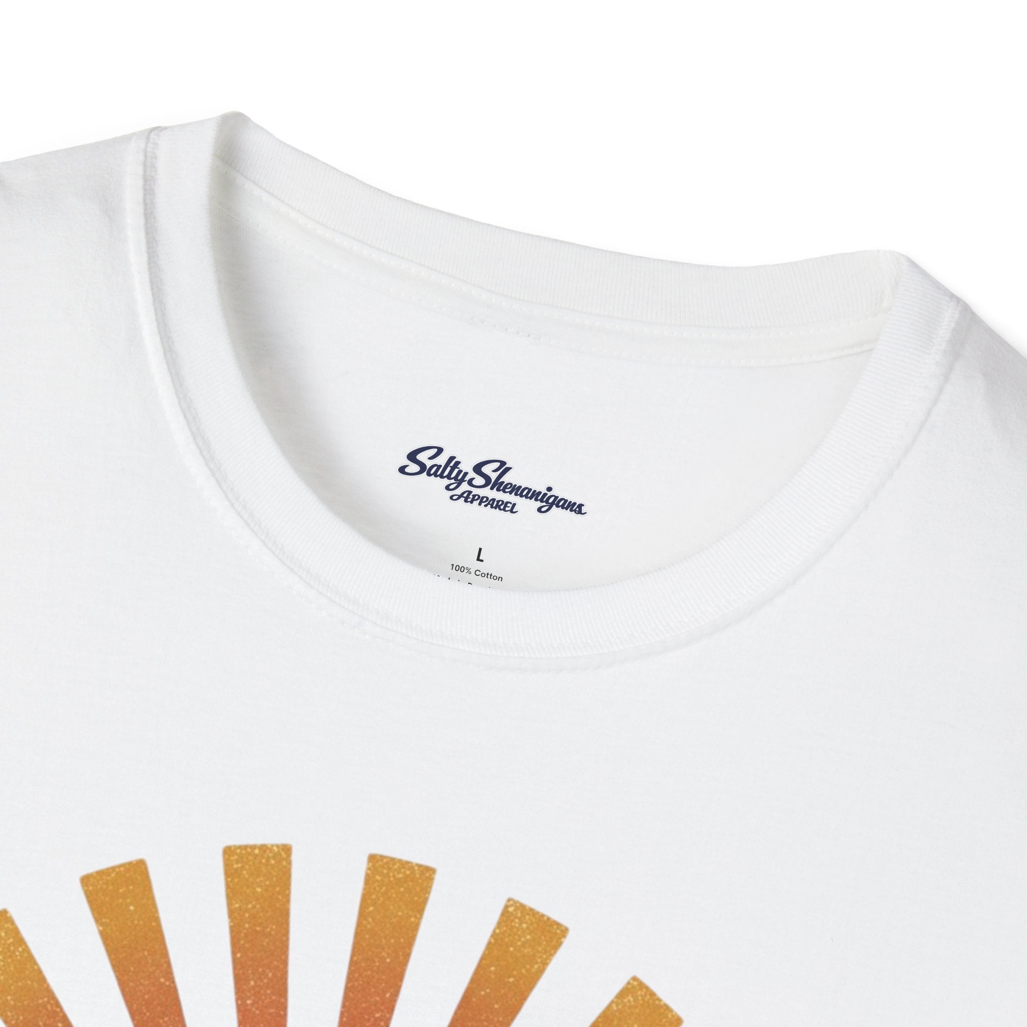Salty Shenanigans Apparel Sunburnt & Unbothered T-Shirt Printify