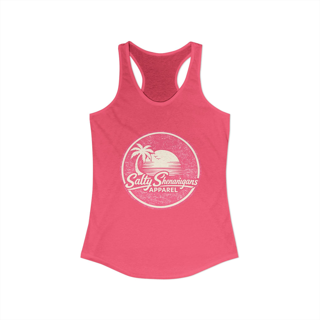 Salty Shenanigans Apparel Racerback Tank Printify